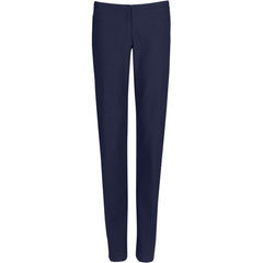 Ladies Cambridge Flat Front Pants - Navy-0