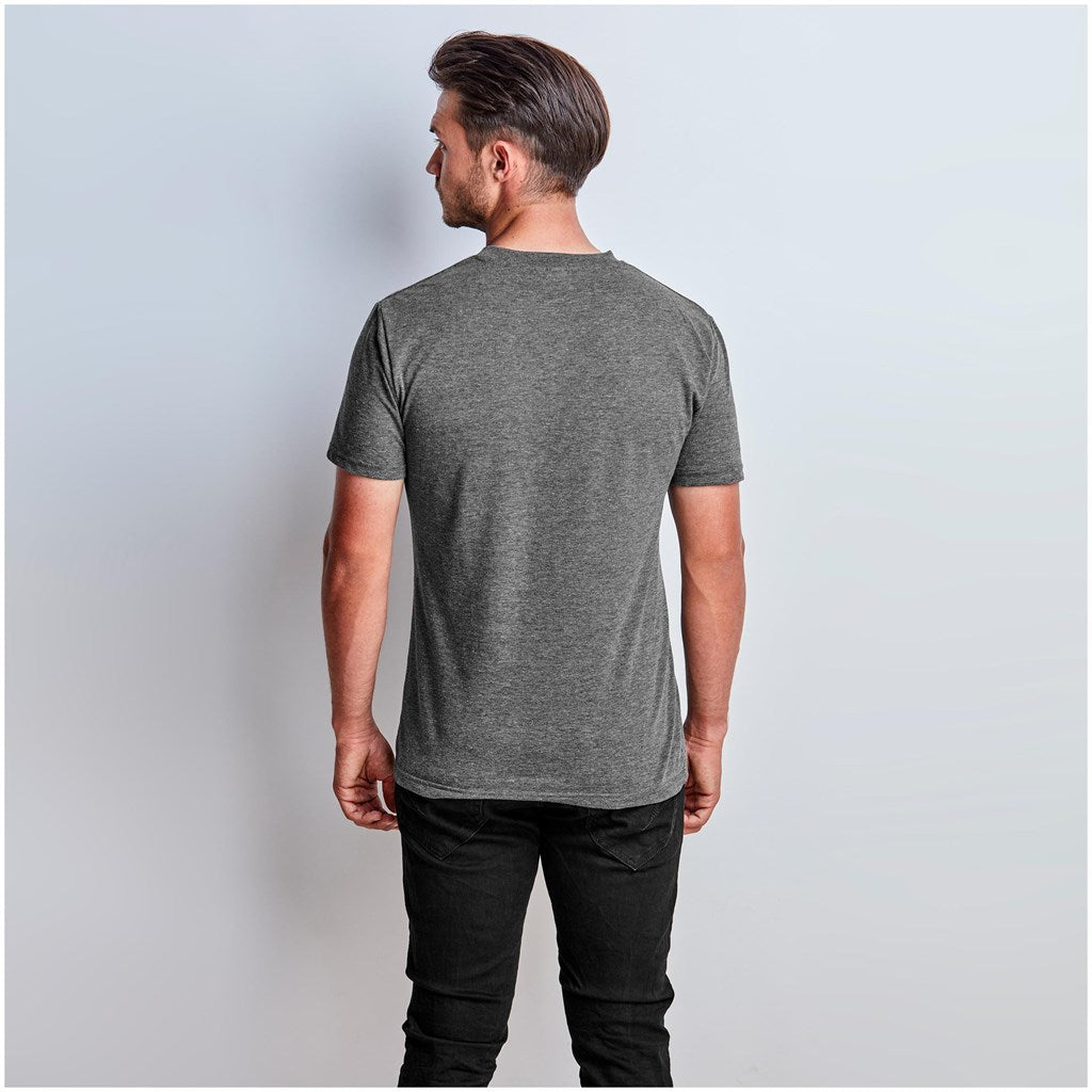 Mens Michigan Melange V-Neck T-Shirt-3