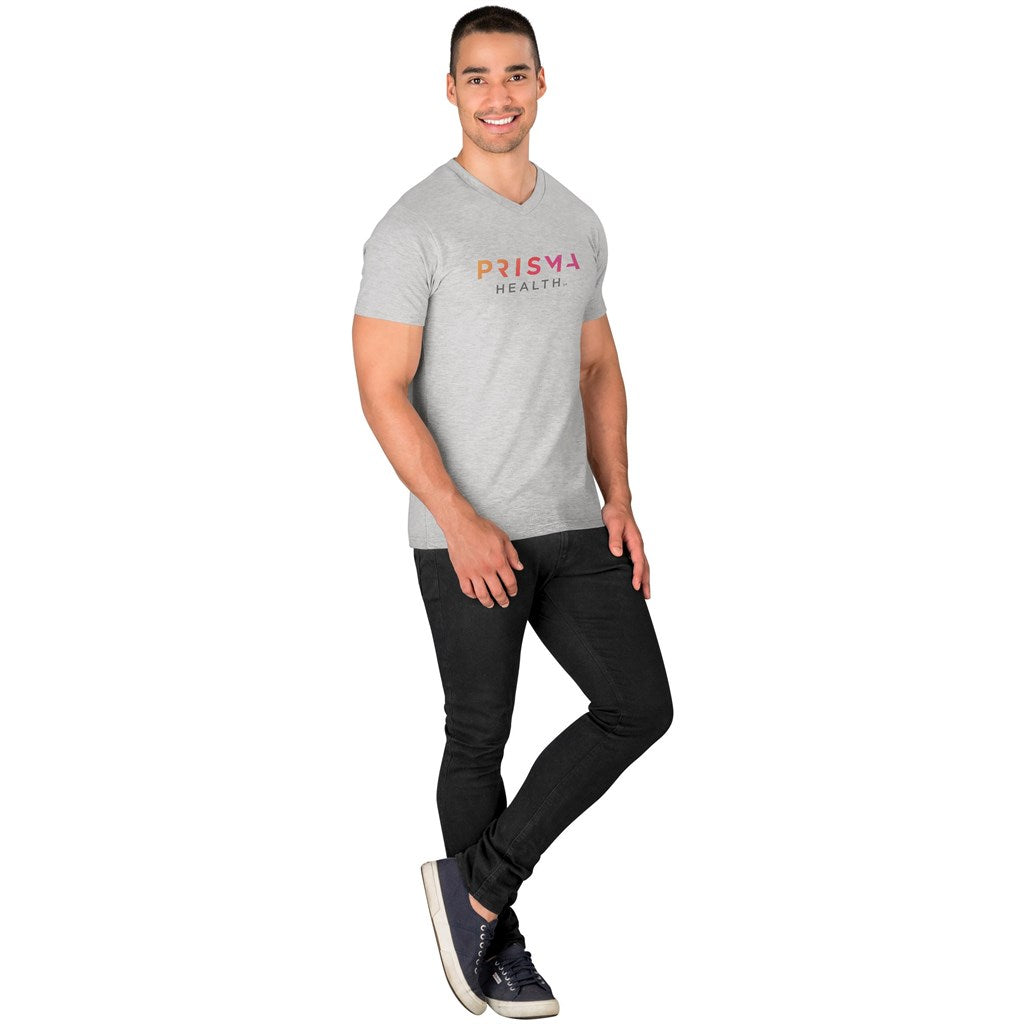 Mens Michigan Melange V-Neck T-Shirt-7