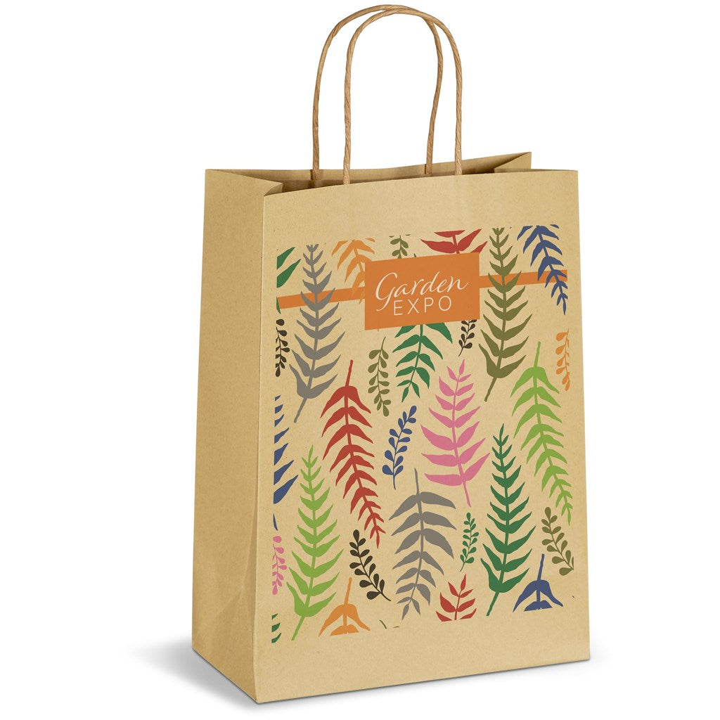 Ecological Digital Print Midi Paper Gift Bag 150gsm-16