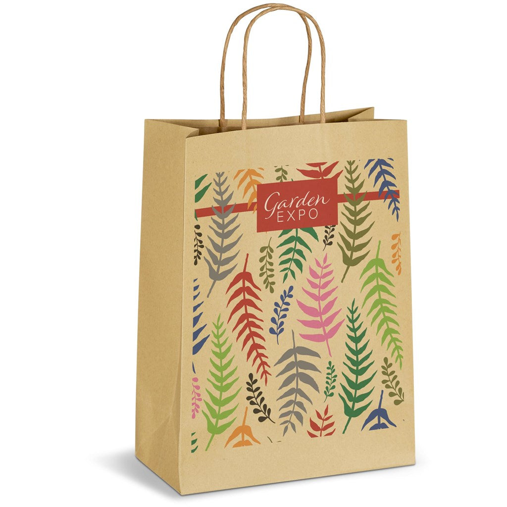 Ecological Digital Print Midi Paper Gift Bag 150gsm-25