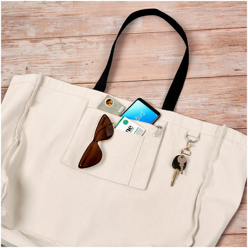 Kooshty Barbados Large Cotton Beach Bag-1