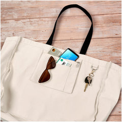 Kooshty Barbados Large Cotton Beach Bag-1