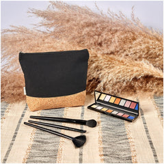 Okiyo Koruku Cork & Cotton Cosmetic Bag-2