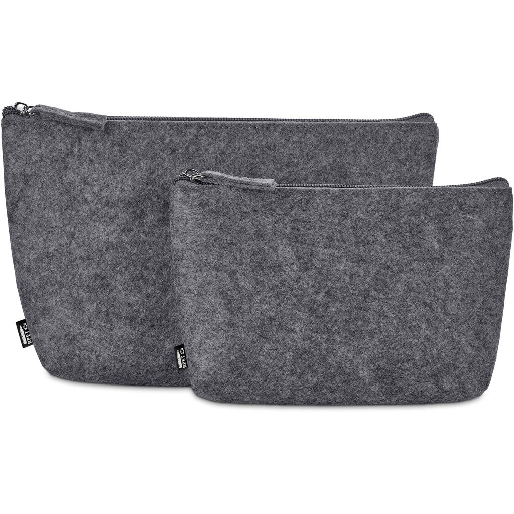 Okiyo Kesho Recycled PET Felt Mini Cosmetic Bag-3