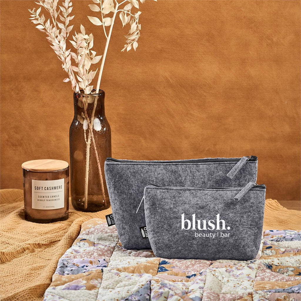Okiyo Kesho Recycled PET Felt Accessory Bag-6