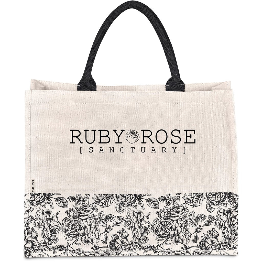 Okiyo Hana Printed Cotton Tote-1