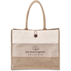 Okiyo Fukei Jute & Cotton Tote-1