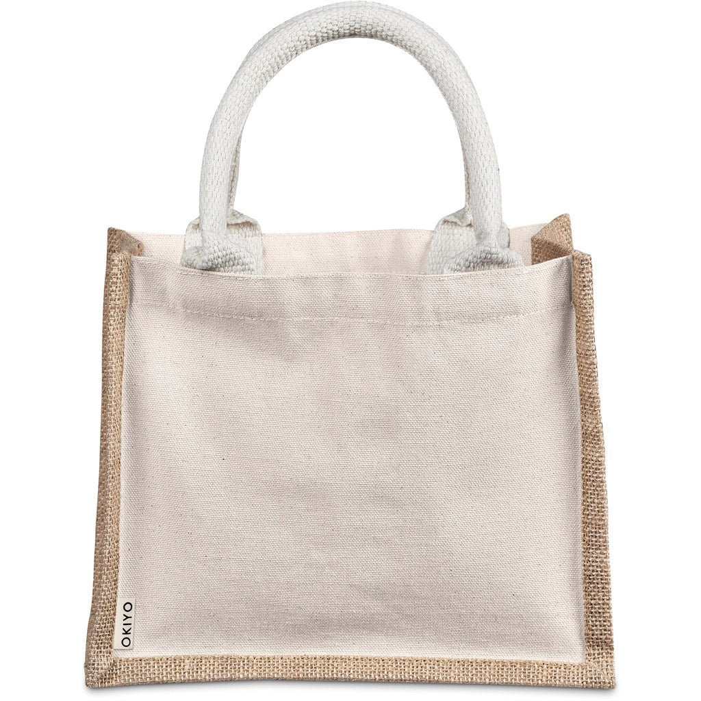 Okiyo Chinsai Mini Jute & Cotton Gift Bag-4