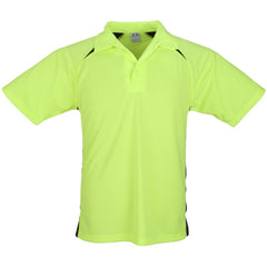 Kids Splice Golf Shirt - Lime-0