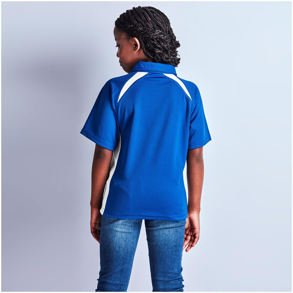 Kids Splice Golf Shirt - Royal Blue-0