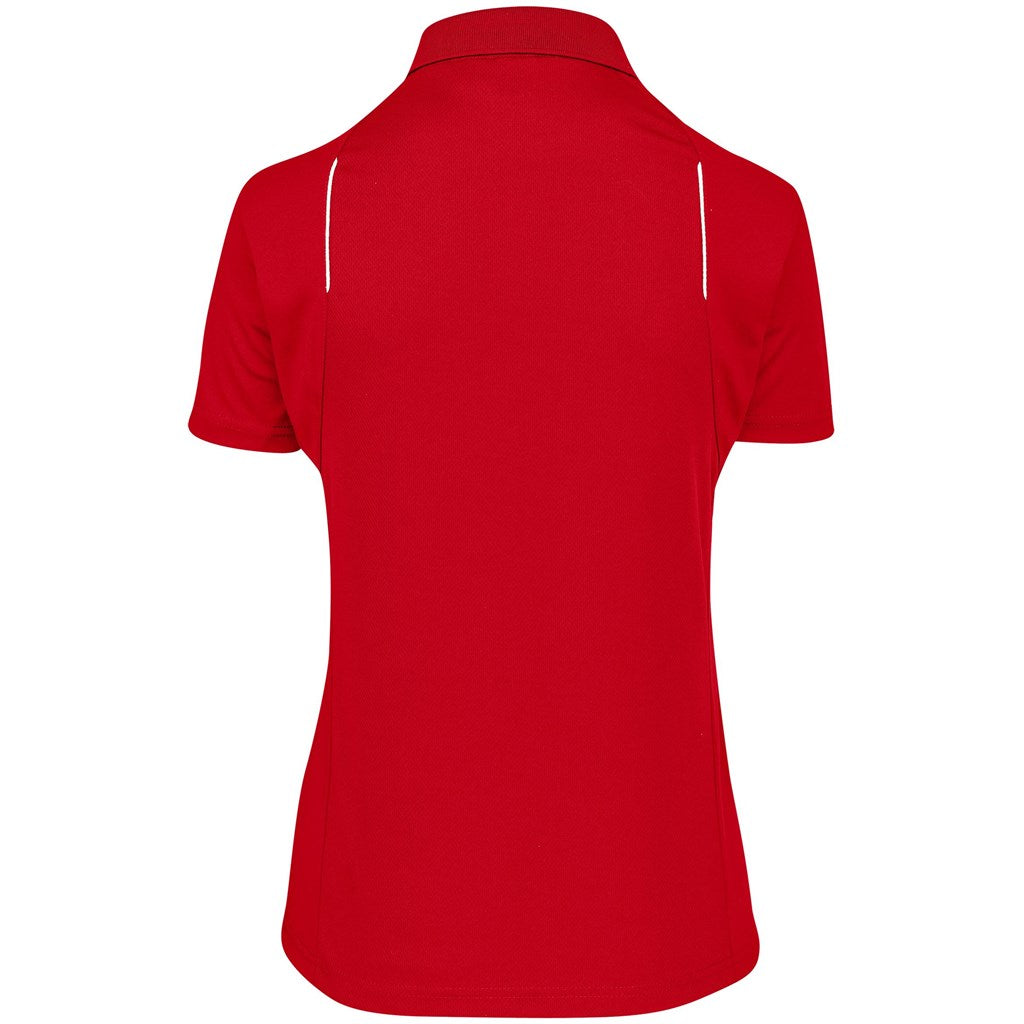 Ladies United Golf Shirt - Red-1