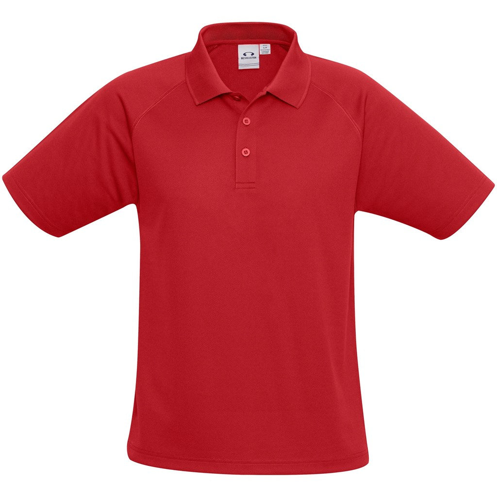 Kids Sprint Golf Shirt - Red-0