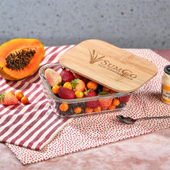 Okiyo Moshi Glass & Bamboo Lunch Box-20