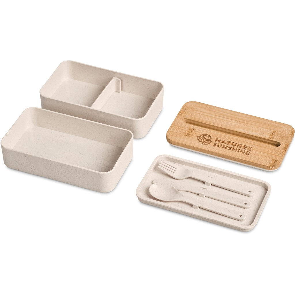 Okiyo Dura Wheat Straw Lunch Box & Phone Stand-9