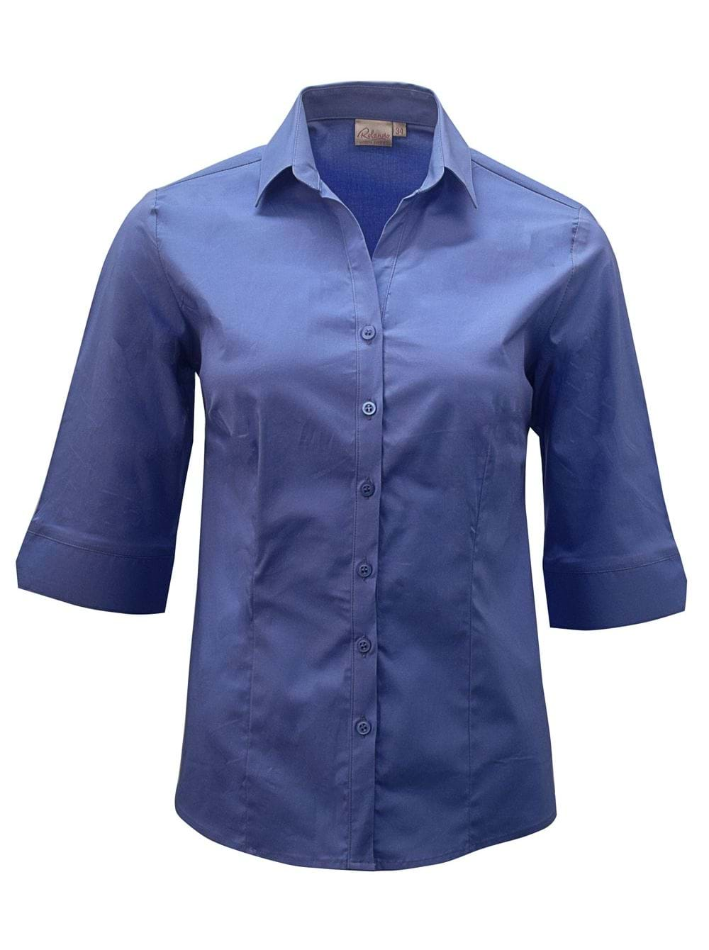 Abbey K213 3/4 Blouse - Blue-0