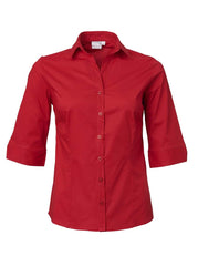 Abbey K213 3/4 Blouse - Red-0