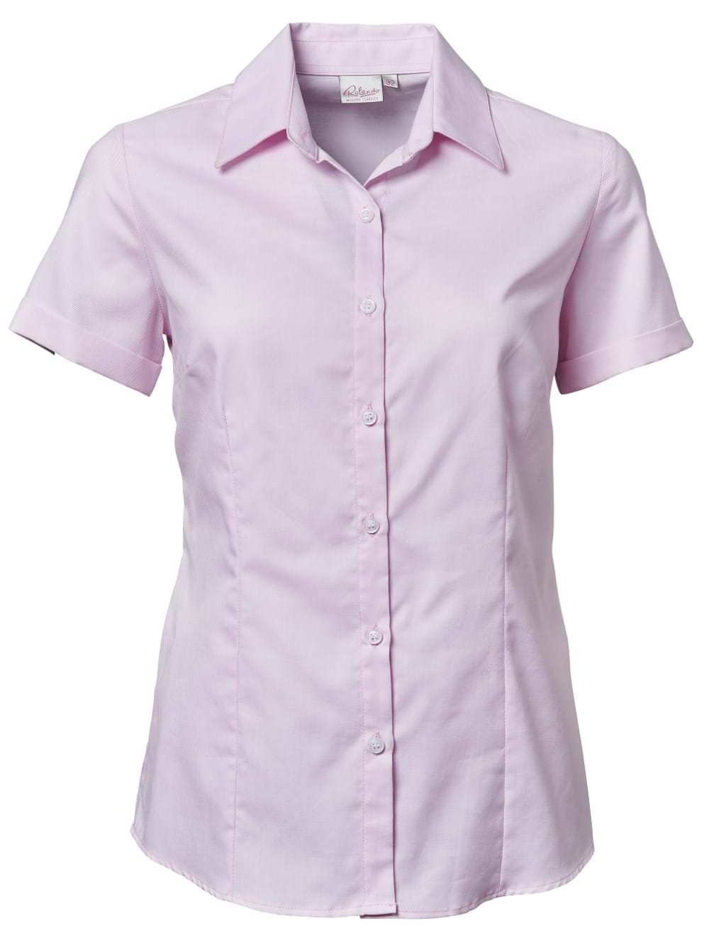 Ladies Oxford K373 S/S Blouse - Pink-0