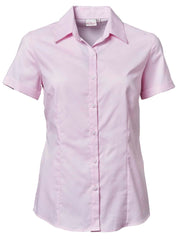 Ladies Oxford K373 S/S Blouse - Pink-0