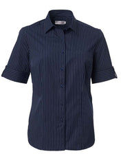Angelique K202 S/S Blouse - Navy-0