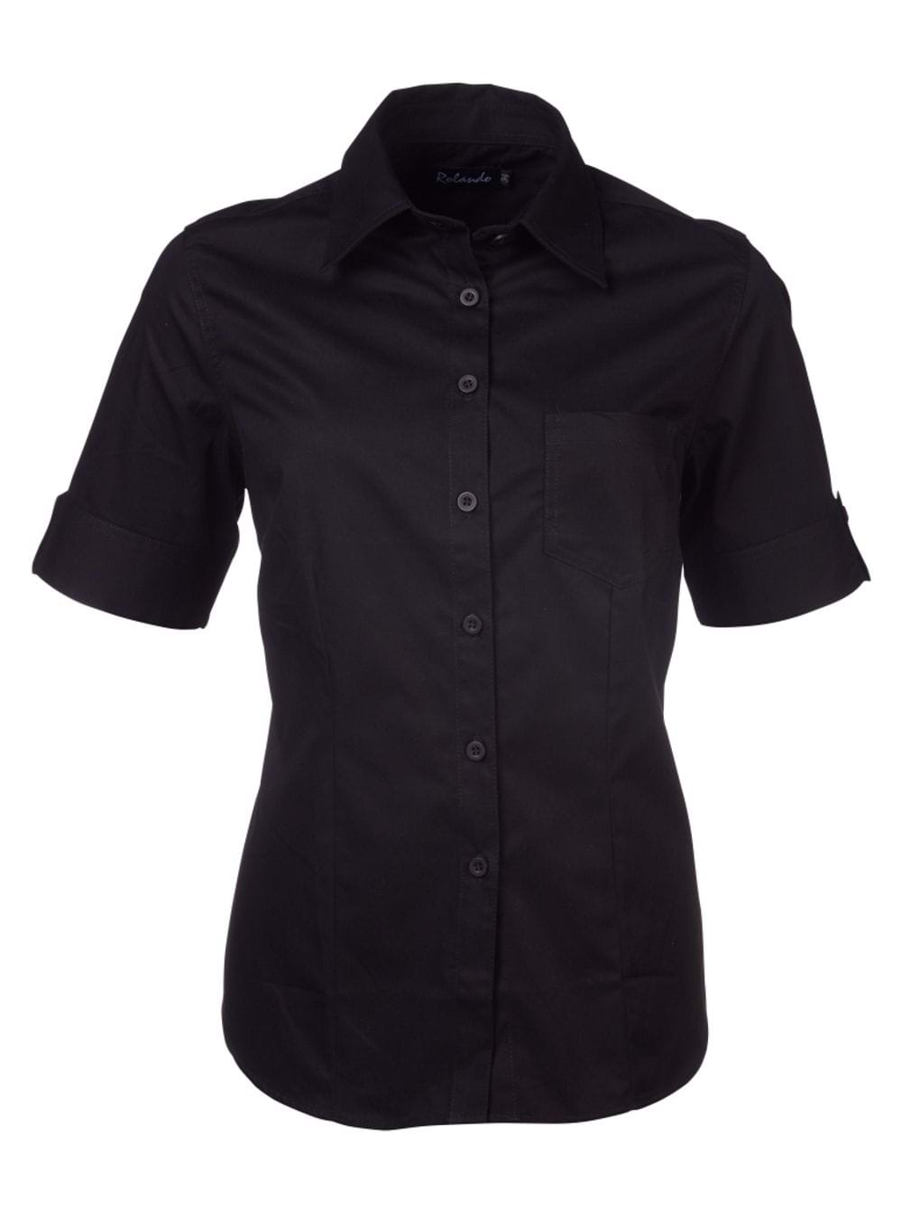 Angelique K207 S/S Blouse - Black-0