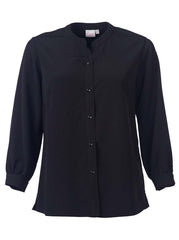 Carey K225 3/4 Sleeve Blouse - Black-0