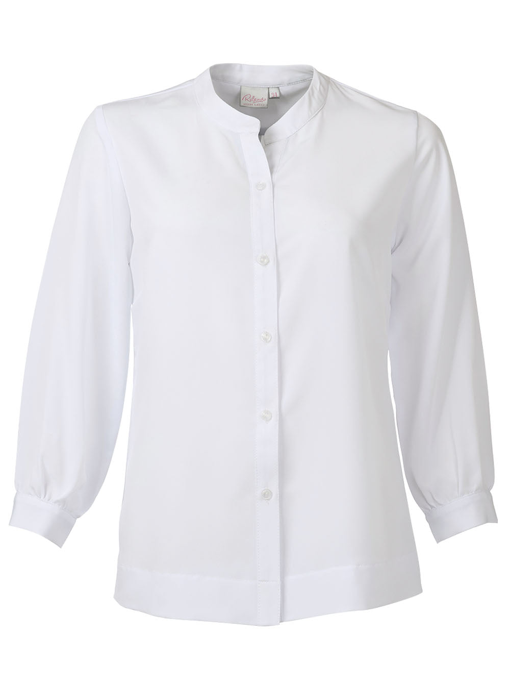 Carey K225 3/4 Sleeve Blouse - White-0