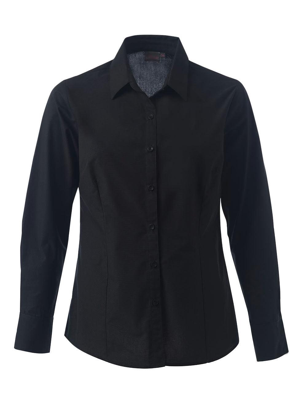 Ladies Ellis K255 L/S Blouse - Black-0