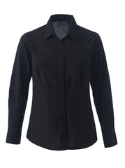 Ladies Ellis K255 L/S Blouse - Black-0