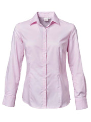 Ladies Oxford K373 L/S Blouse - Pink-0