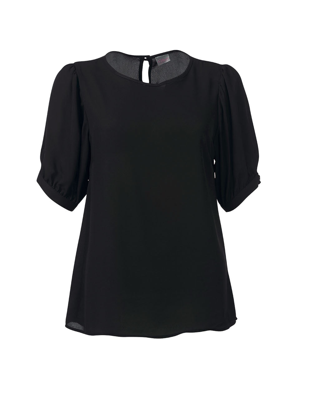 Emily  K261 S/S Blouse - Black-0