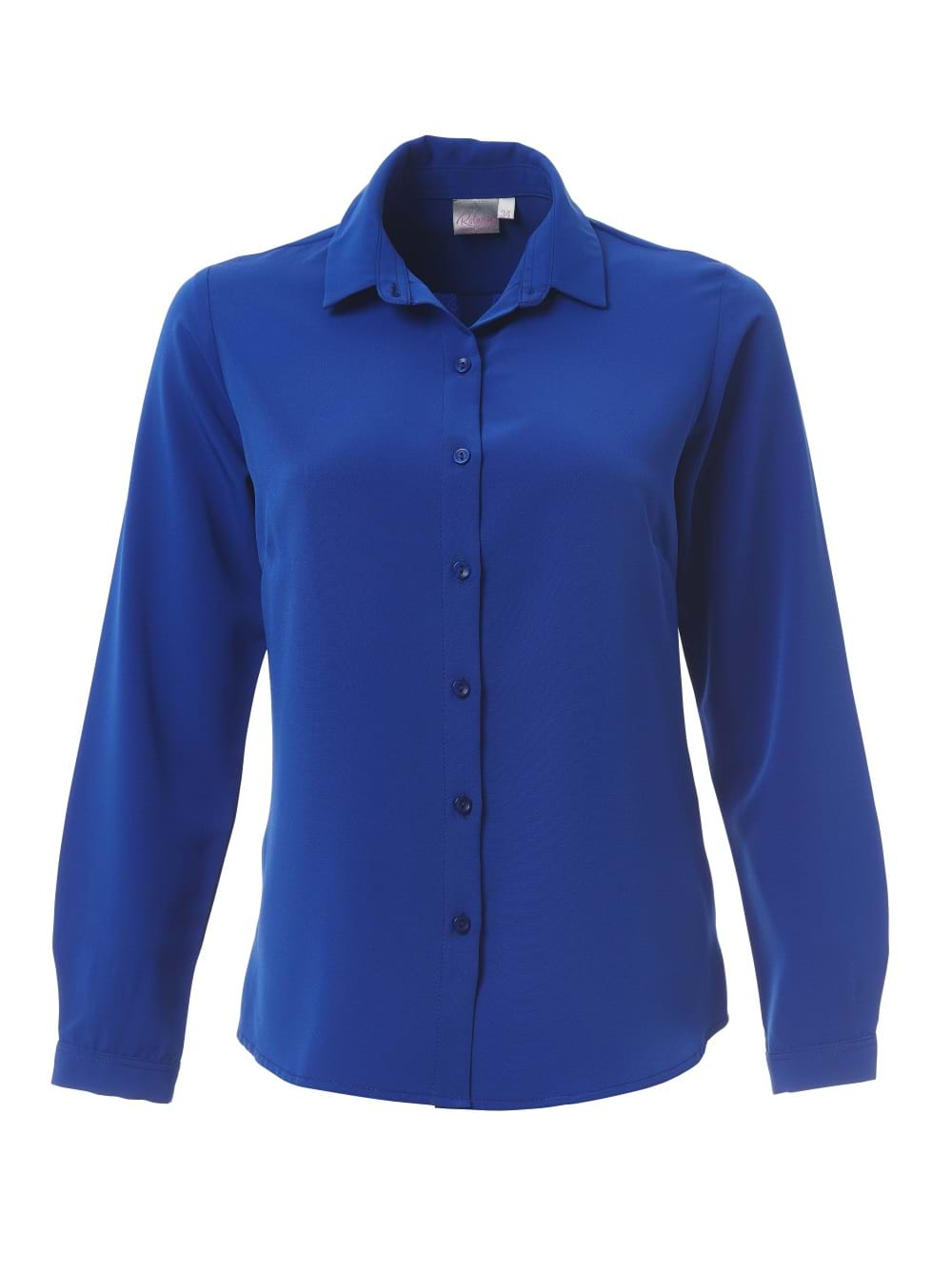 Georgia K225 L/S Blouse - Sapphire-0