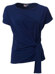 Ines K232 S/S Blouse - Navy-0