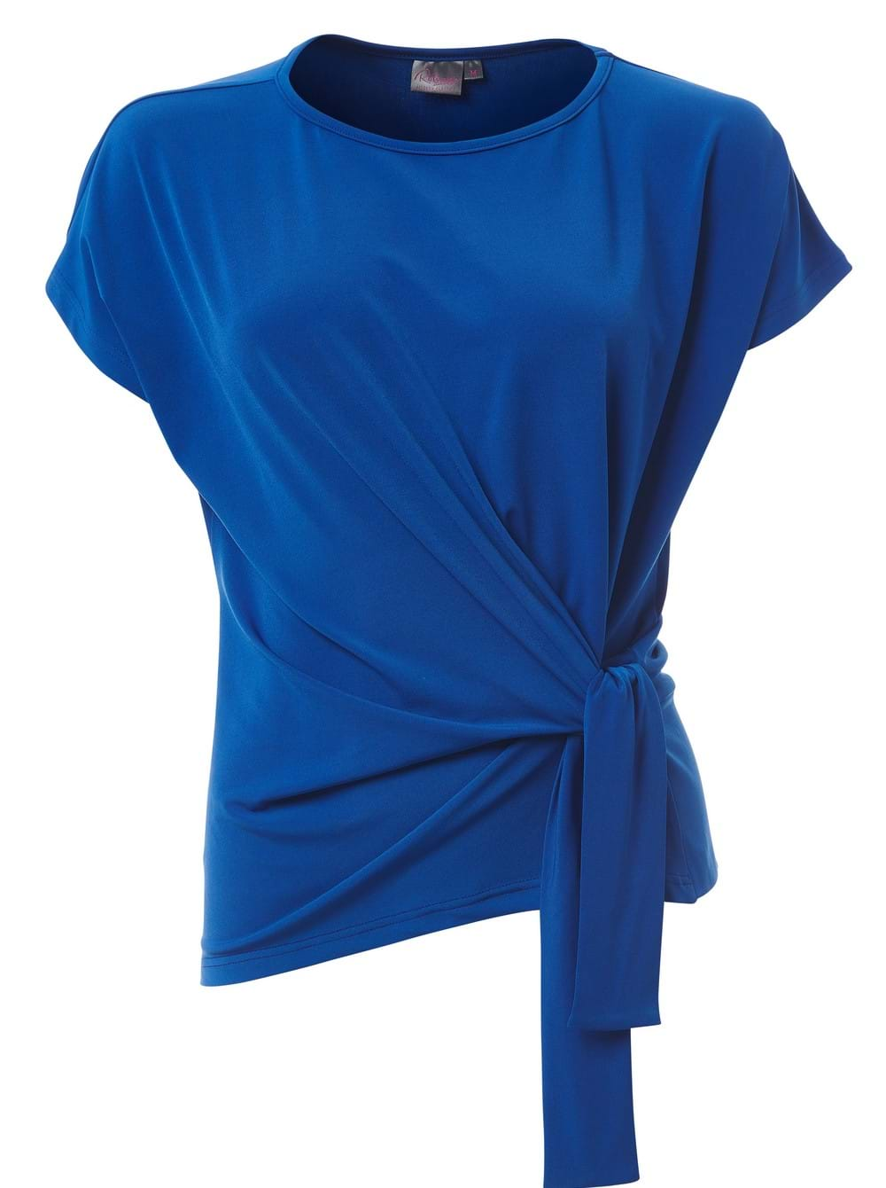 Ines K232 S/S Blouse - Royal-0