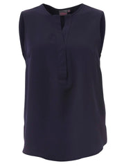 Kaylee K225 S/Less Blouse - French navy-0