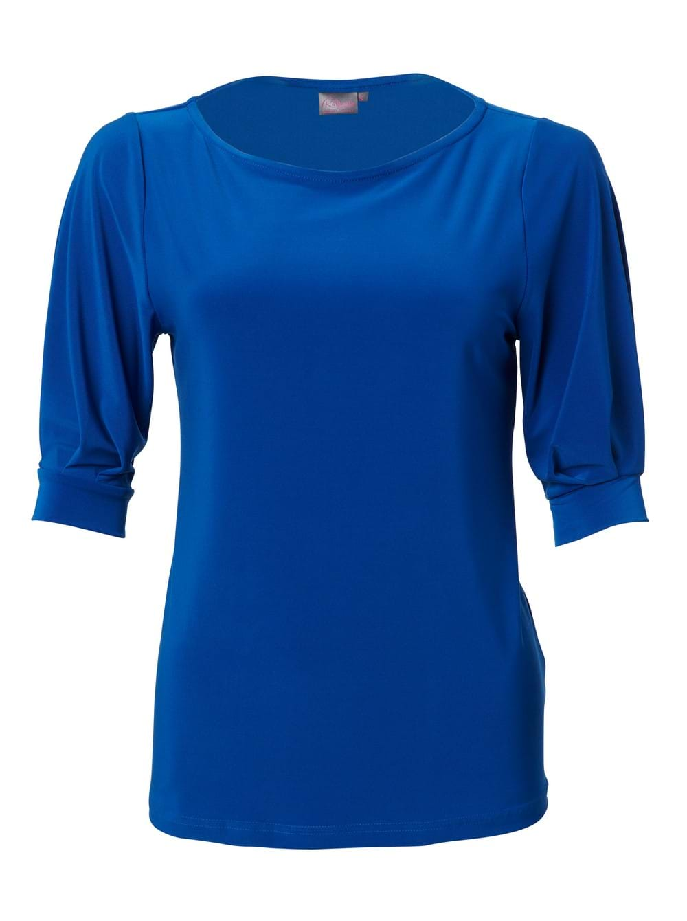 Leah K232 3/4 Blouse - Royal-0