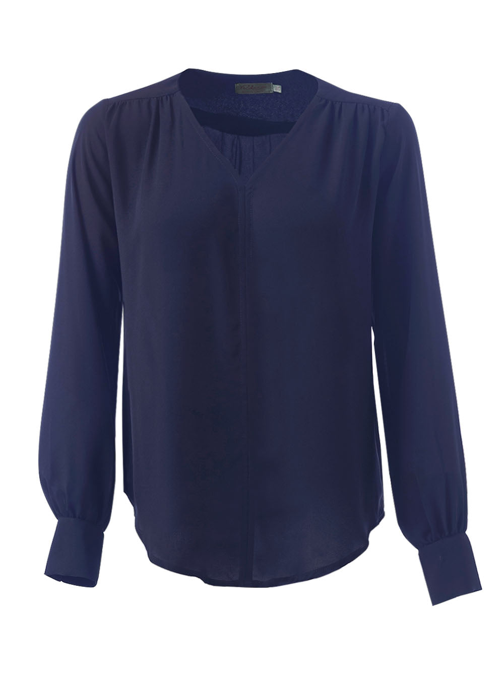 Morgan K261 L/S Blouse - Navy-0