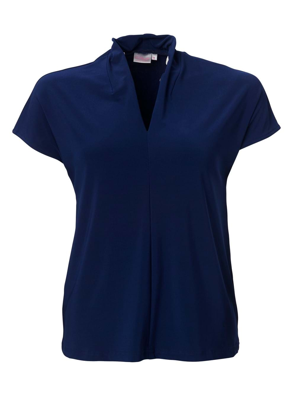 Ruby K232 S/S Blouse - Navy-0