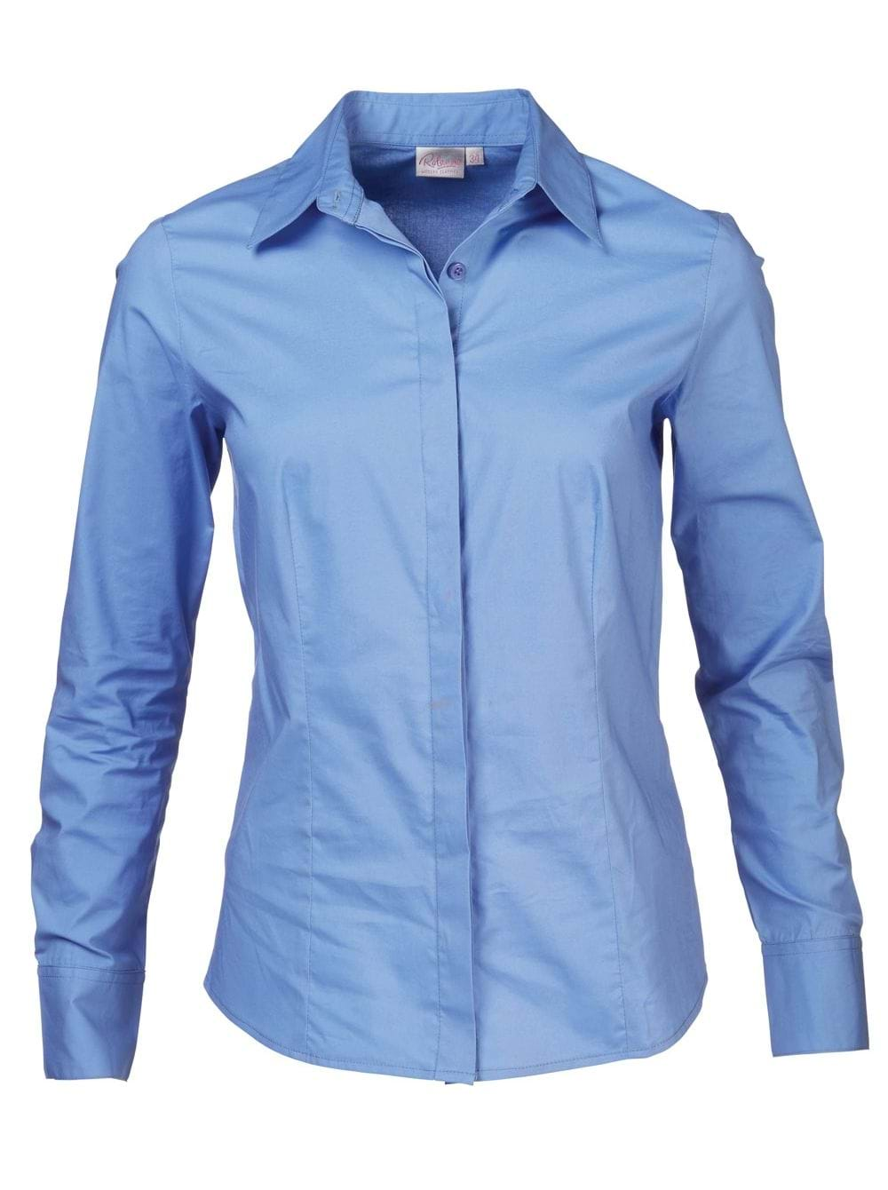 Savannah K213 L/S Blouse - Blue-0