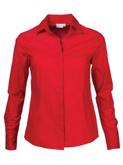 Savannah K213 L/S Blouse - Red-0
