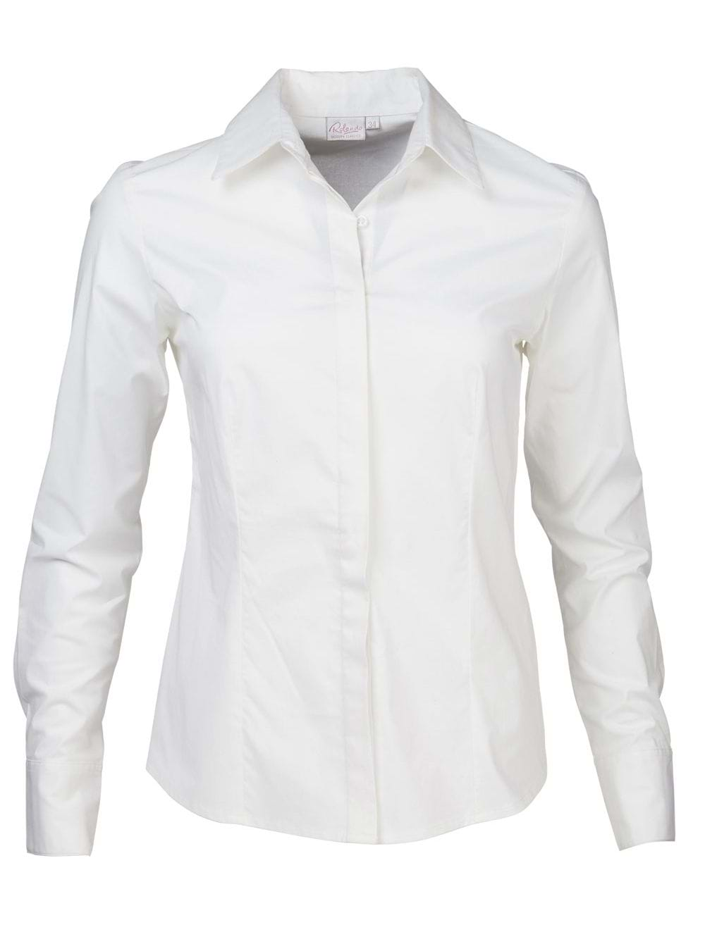 Savannah K213 L/S Blouse - White-0