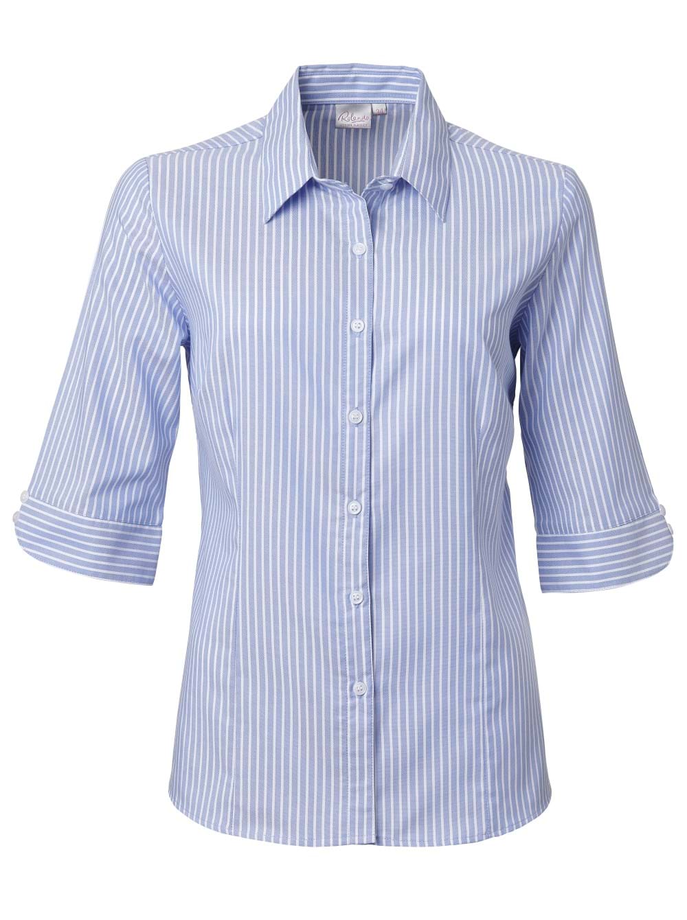 Ladies Reece K372 3/4 Blouse - Sky-0