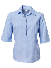 Ladies Windsor K236 3/4 Blouse - Sky-0