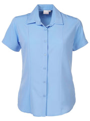 Zoe K225 S/S Blouse - Blue-0