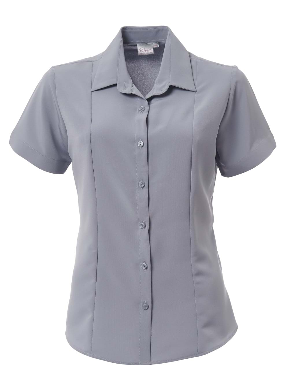 Zoe K225 S/S Blouse - Pebble Grey-0