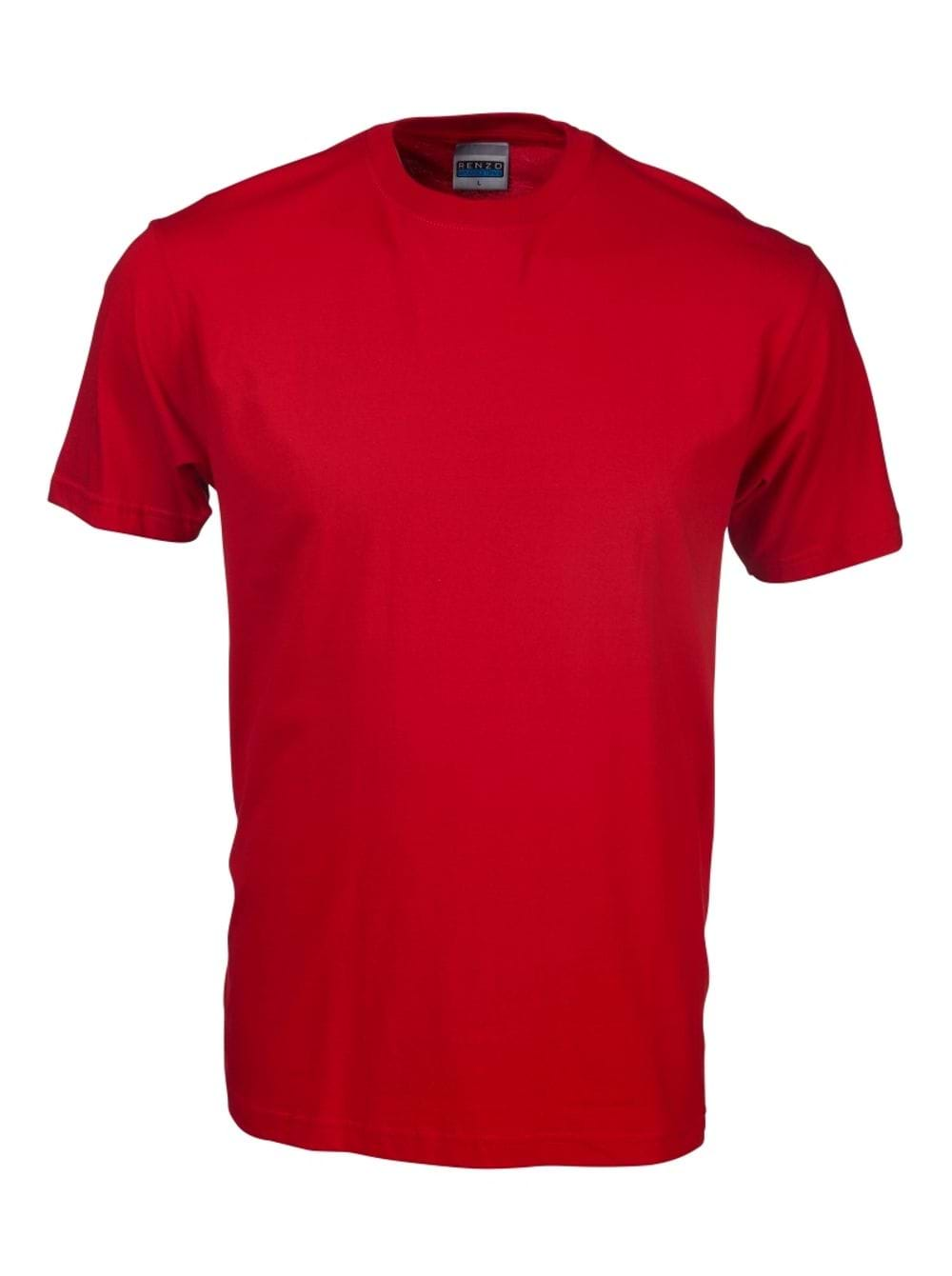 165G Crew Neck T-Shirt - Pillar Box Red-0