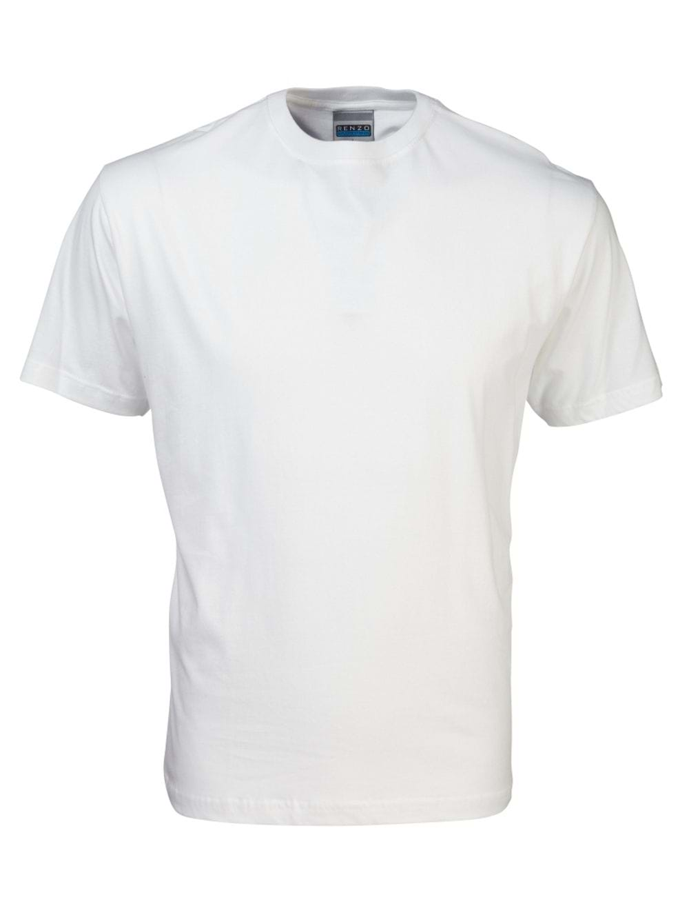 165G Crew Neck T-Shirt - White-0