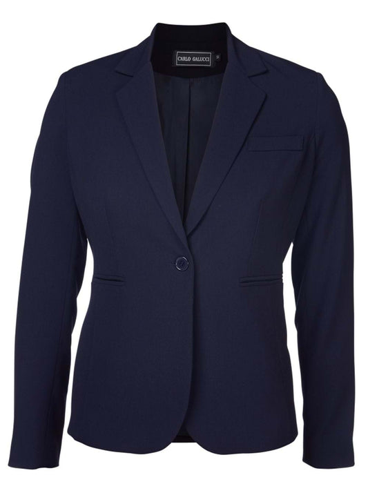 Justine 505 Tailored Fit Jacket - Navy-0