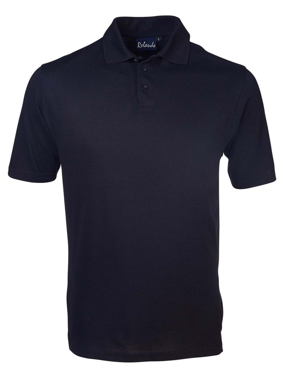 P19 Men's Lancaster Pique Golfer - Navy-0