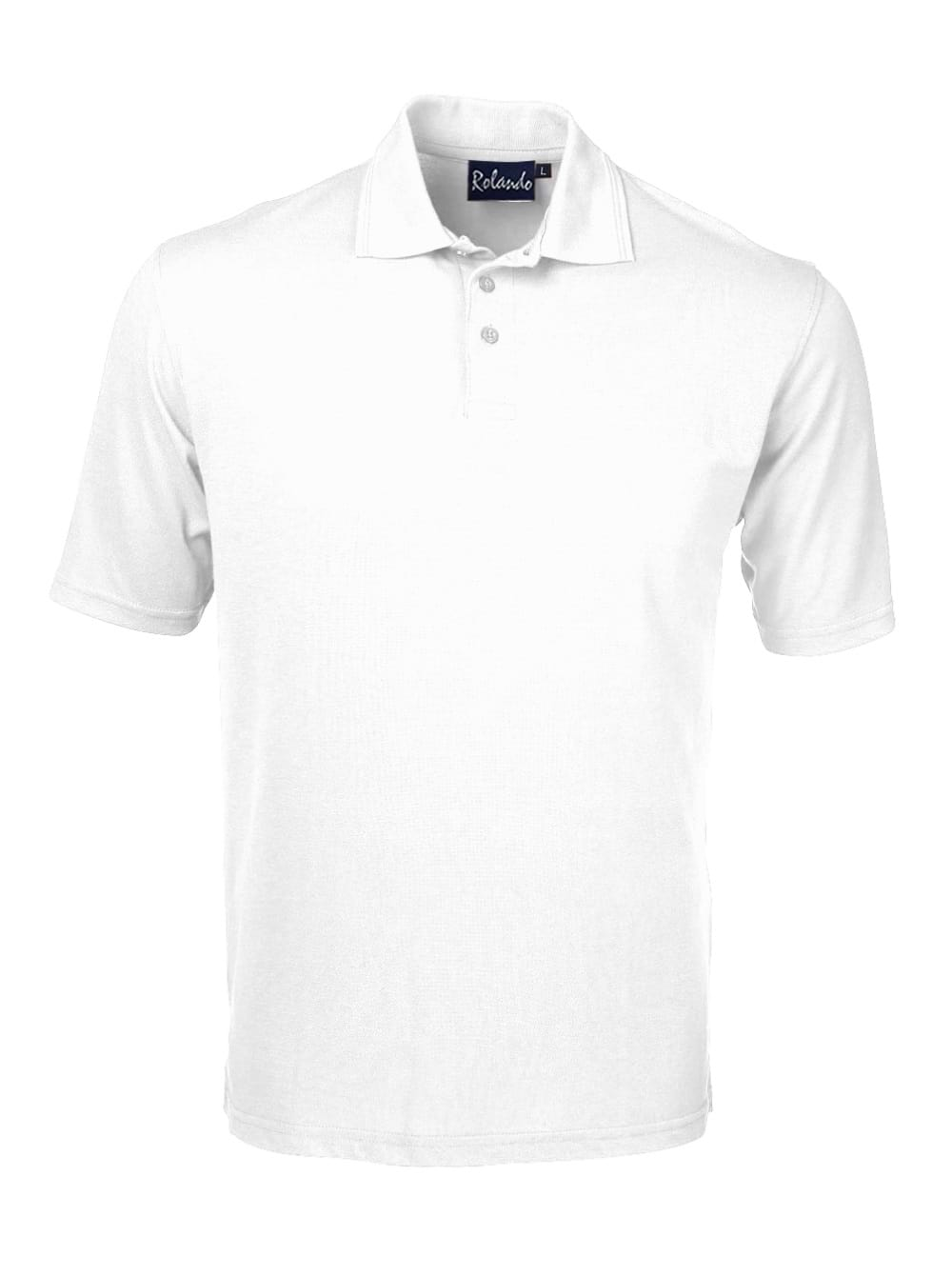 P19 Men's Lancaster Pique Golfer - White-0